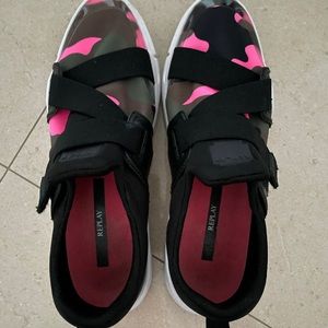 Replay camo pink sneakers